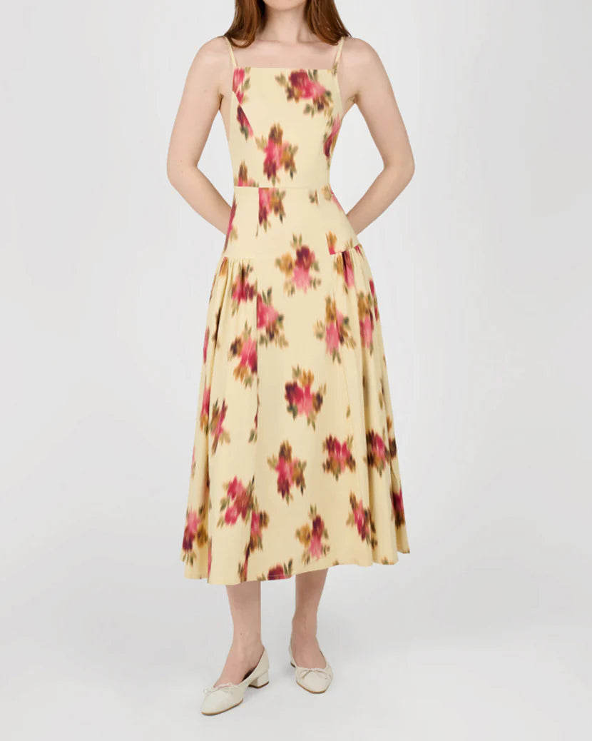 Flare Panel Midi Dress – Styledwell Boutique