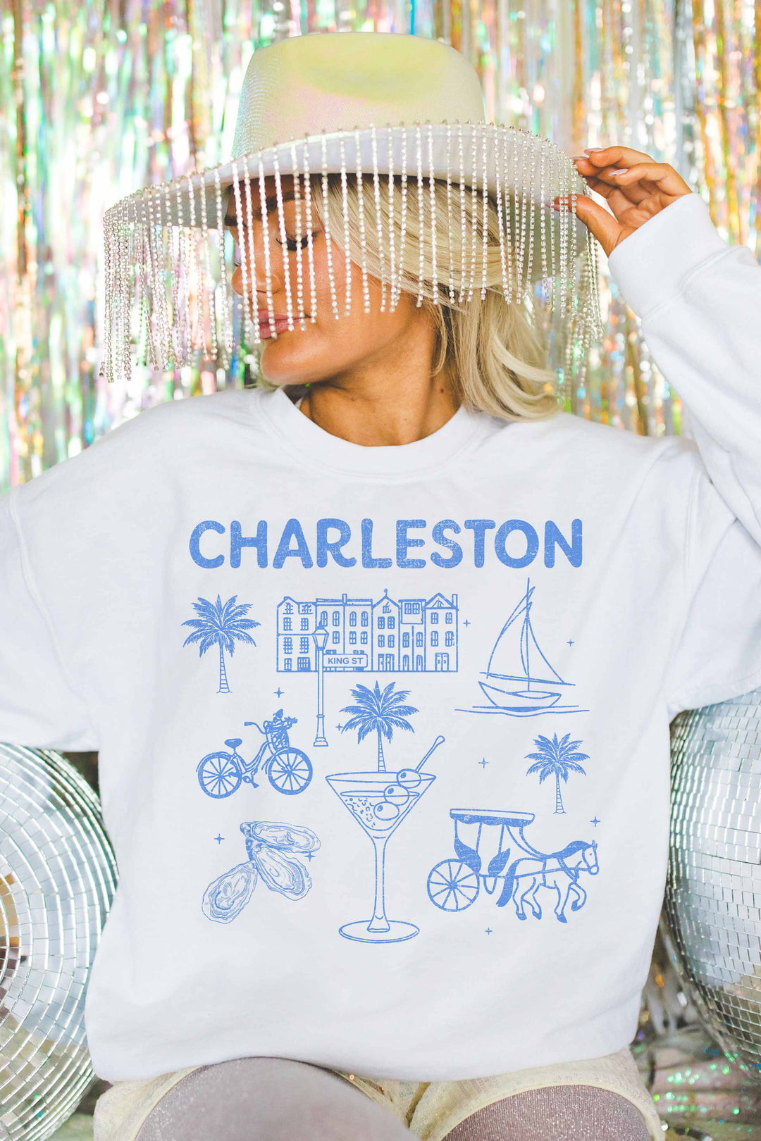 [G2057X-OSS] CHARLESTON OVERSIZED SWEATSHIRTS