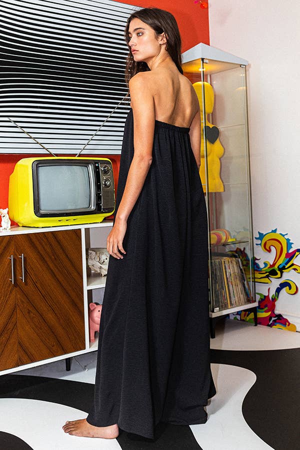 R5307 Strapless Flowy Jumpsuit