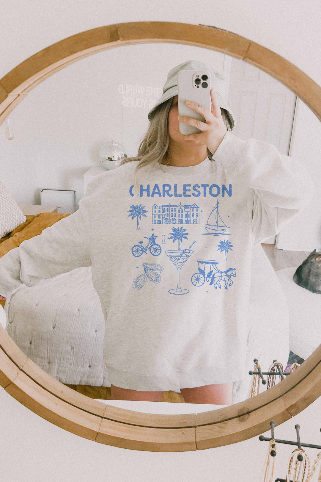 [G2057X-OSS] CHARLESTON OVERSIZED SWEATSHIRTS
