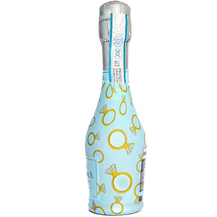 Blue Engagement Ring Bottle Wrap (La Marca)