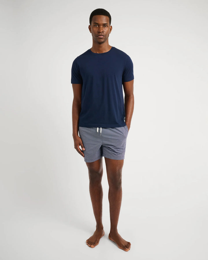 Navy Swim Trunk