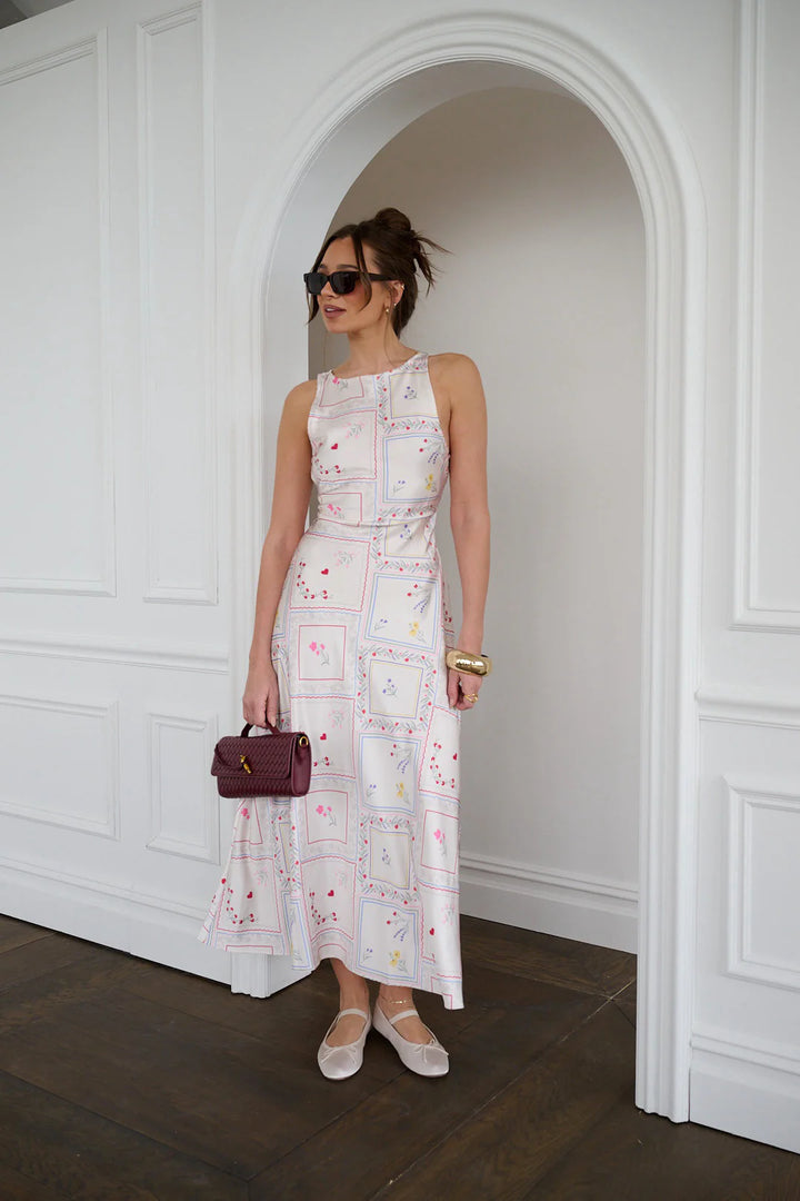 Boat Neck Slip Dress