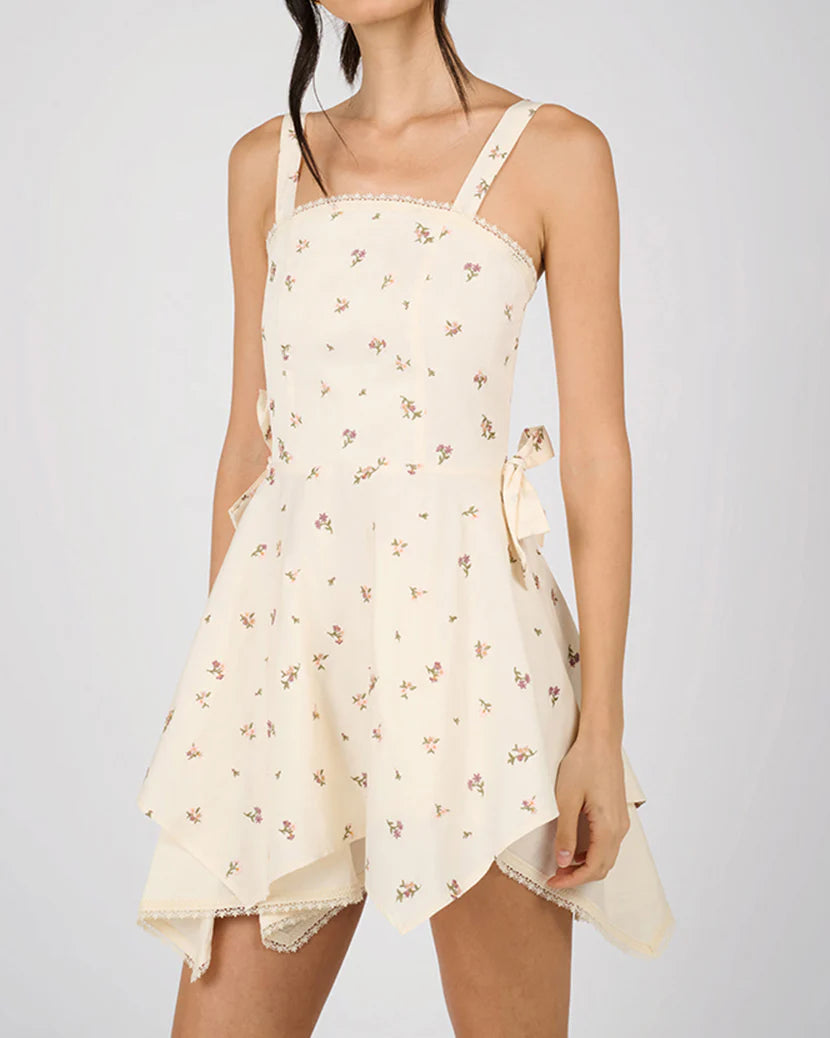Handkerchief Mini Dress