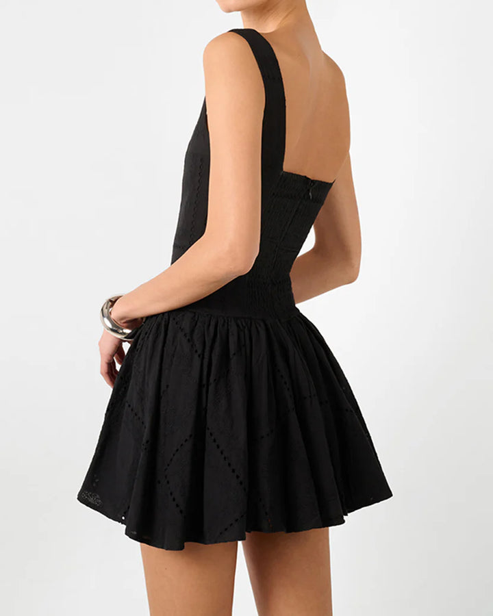 Corset Peplum Mini Dress