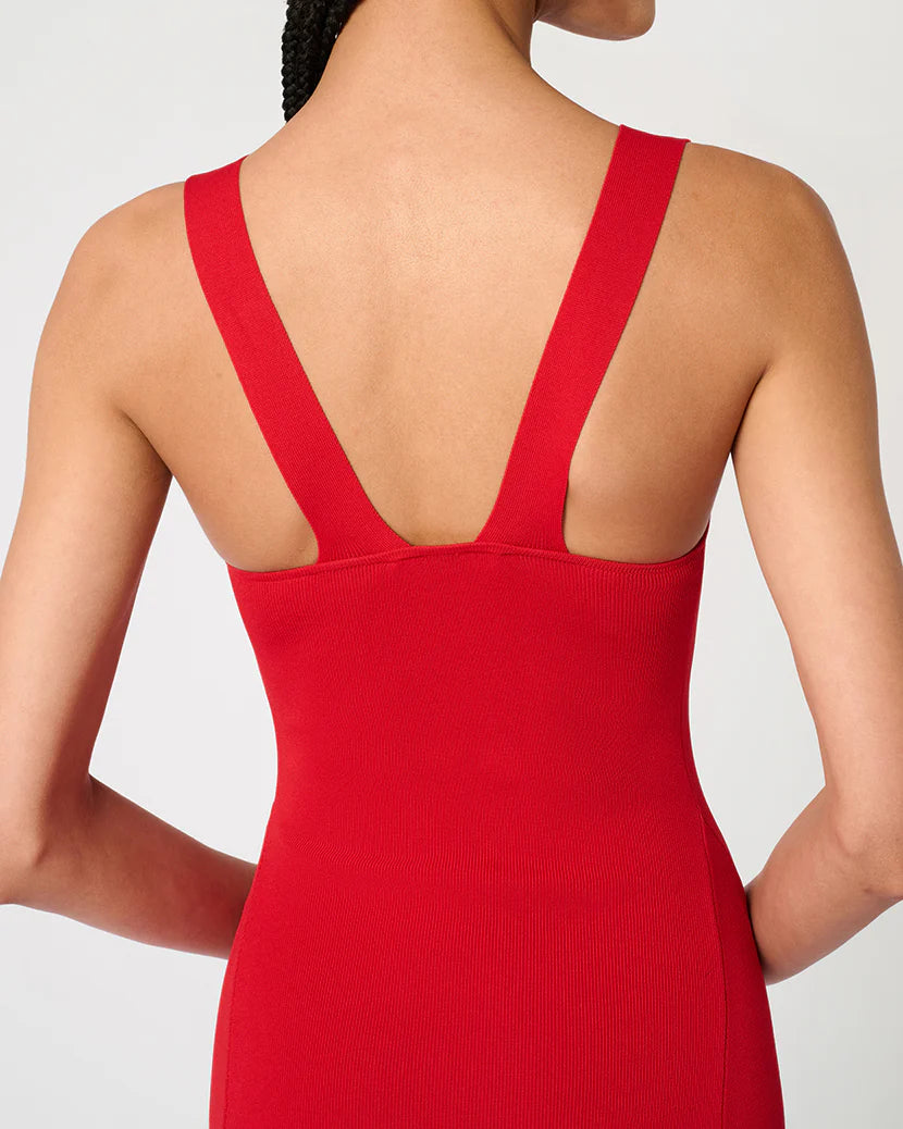 Scoop Neck Midi Dress
