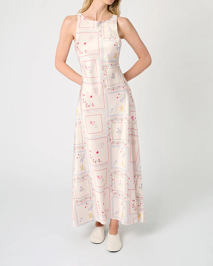 Boat Neck Slip Dress