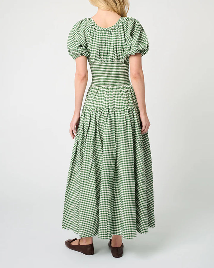 Smocked Waist Midi Dress